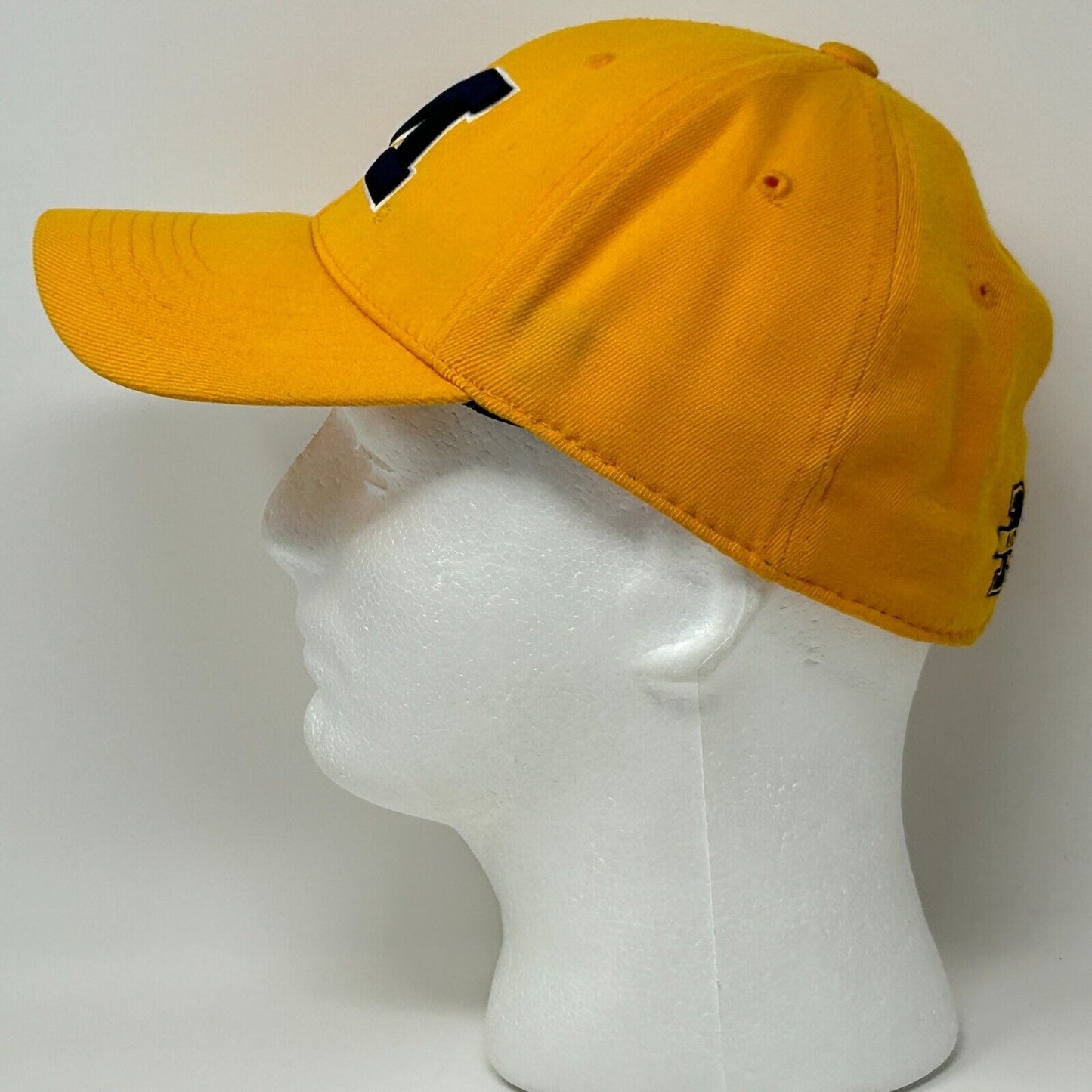 Michigan Wolverines Baseball Hat Cap Yellow University NCAA Flex One Fit S/M