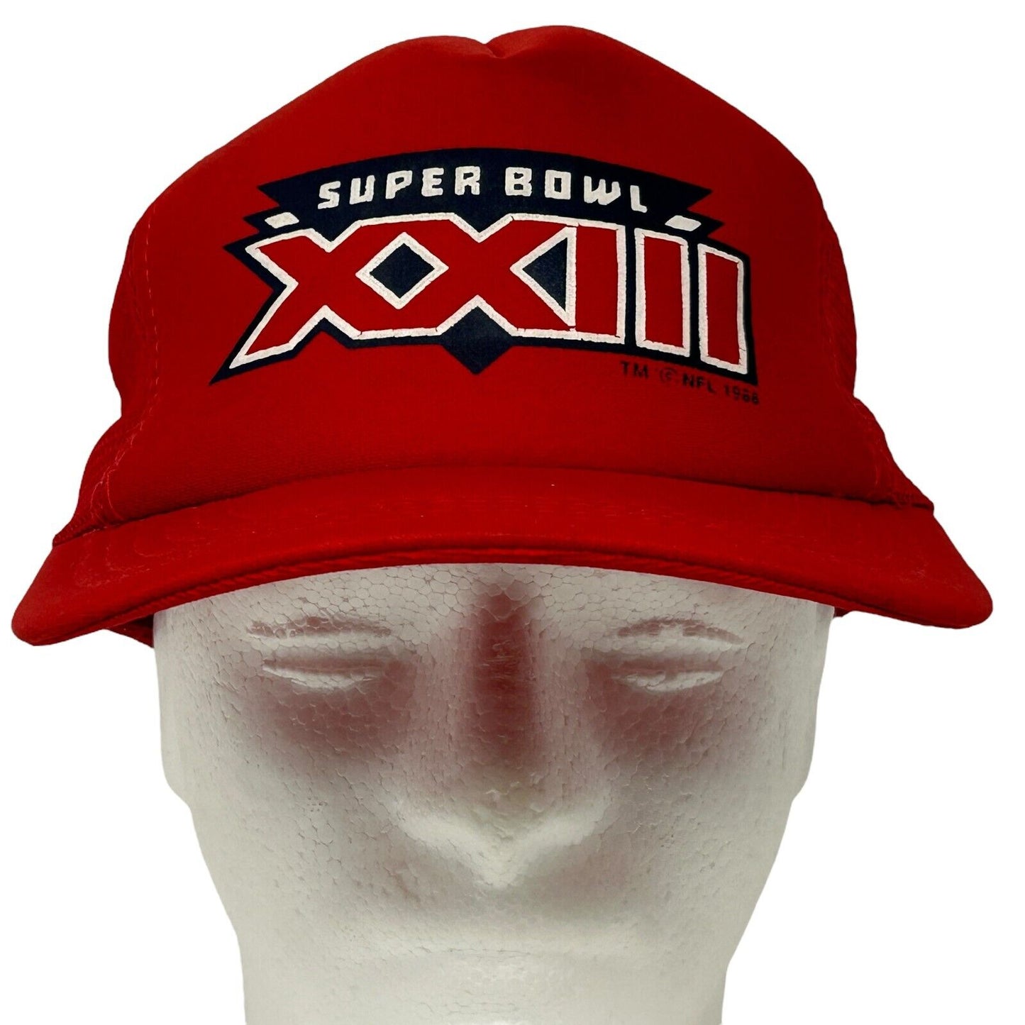 Super Bowl XXIII Trucker Hat Vintage 80s NFL San Francisco 49ers Baseball Cap