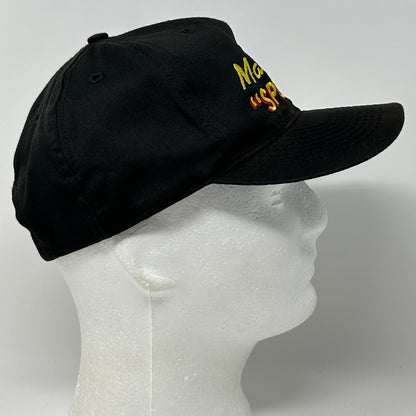 Vintage 90s Mahowald Sports Ski-Doo Hat Baseball Cap New Prague Snapback Black