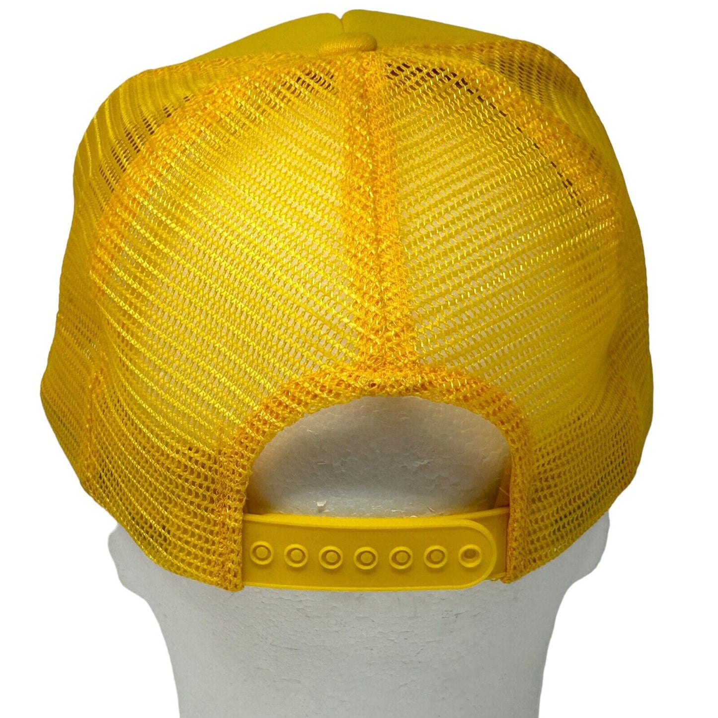 Vintage 80s Hacienda Casino Trucker Hat Baseball Cap Las Vegas Snapback Yellow
