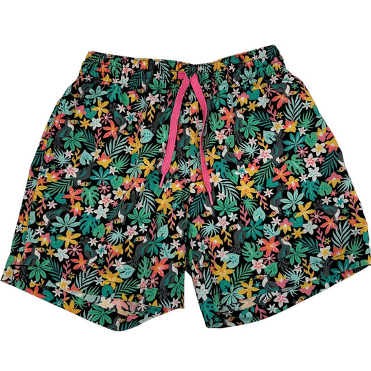 Chubbies The Boomerangs Swim Trunks Shorts Swimming Lined 5.5" Black XS X-Small - Neon Vintage