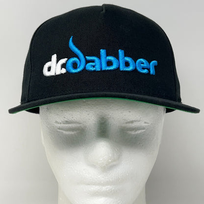 Dr Dabber Hat Baseball Cap Vape Vaping Dab Snapback Black 5 Panel A-Frame