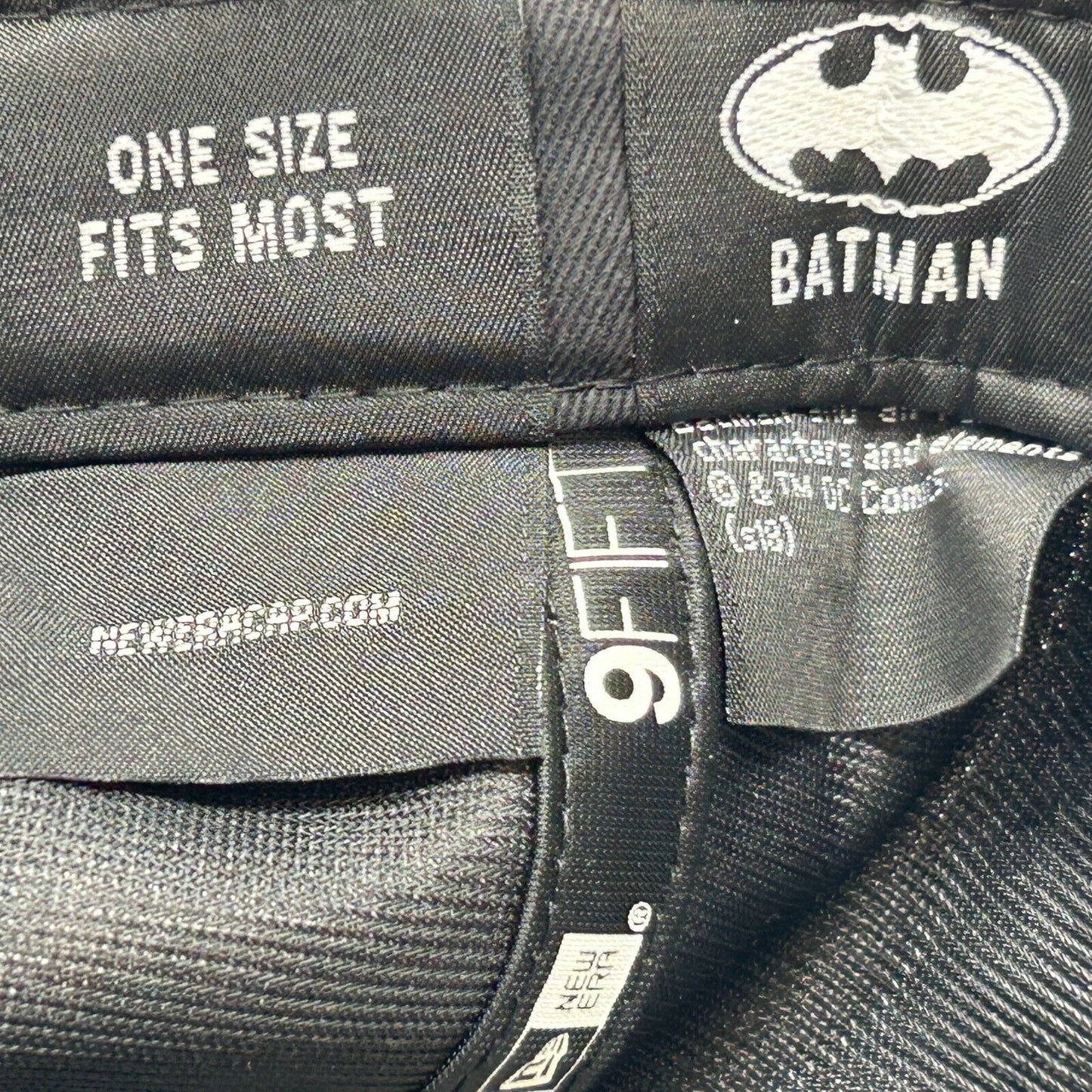 Batman DC Comics Hat Gray New Era 9Fifty DCU Six Panel Snapback Baseball Cap