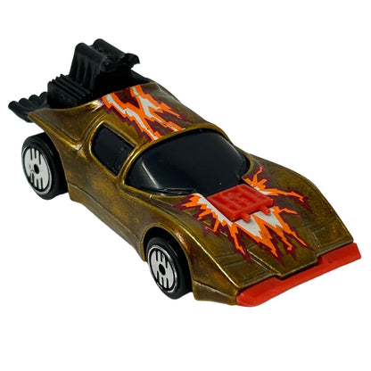 Flame Runner Hot Wheels Collectible Diecast Car Gold Toy Vehicle Vintage 80s