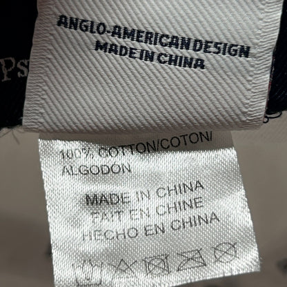 Psycho Bunny Dad Hat Baseball Cap Unstructured 6 Panel Strapback White