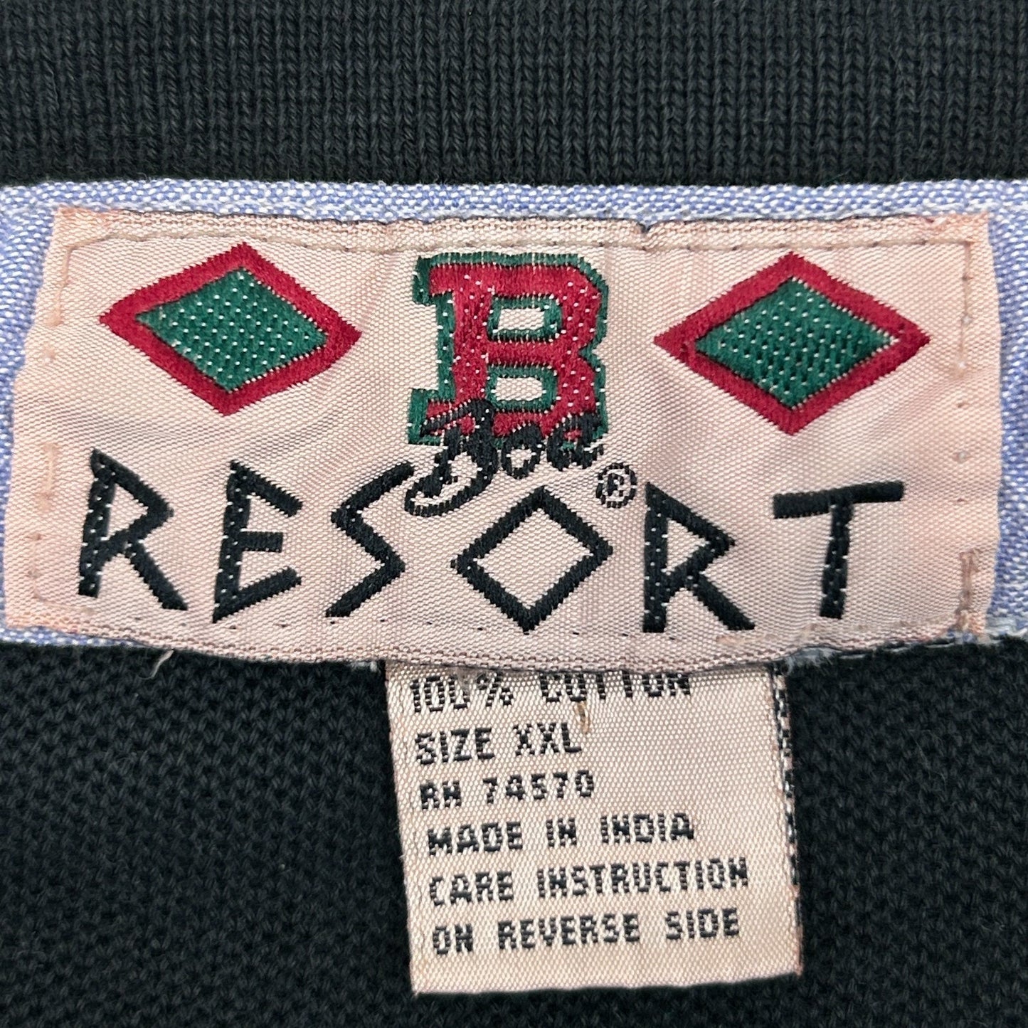 Vintage 90s Las Vegas Thunder Polo Shirt Ice Hockey Short Sleeve Black XXL 2XL