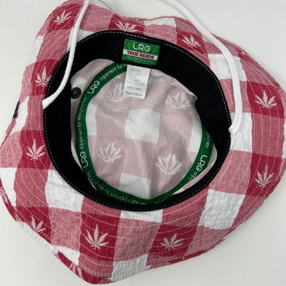 LRG Lifted Research Group Marijuana Boonie Hat Red Bucket Pot Weed Cannabis