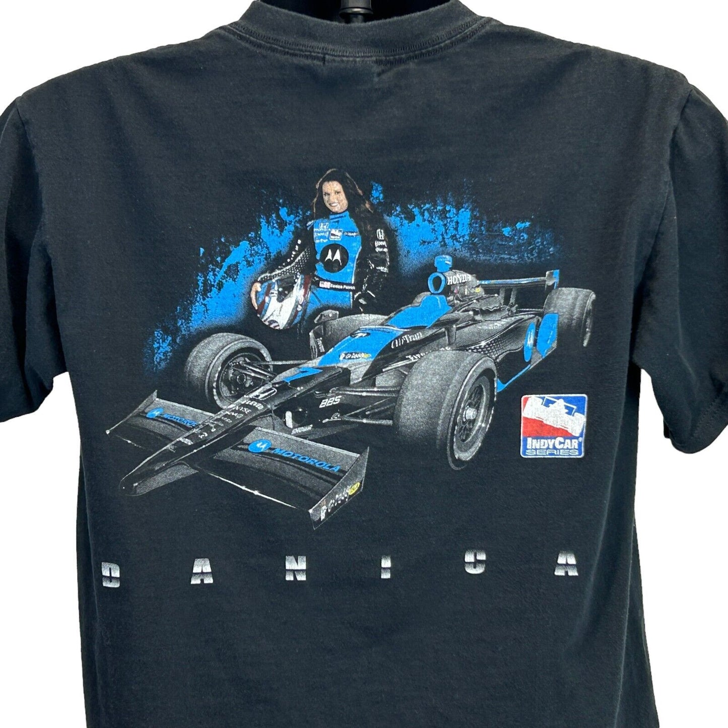 Danica Patrick Indycar T Shirt Indianapolis Indy 500 Race Car Racing Tee Medium
