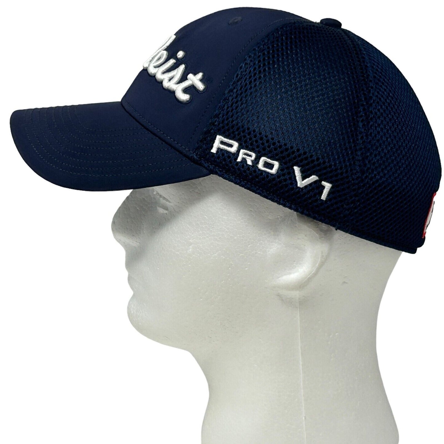 Gorra de béisbol azul Titleist Pro V1 FootJoy para golfistas, talla grande y XL