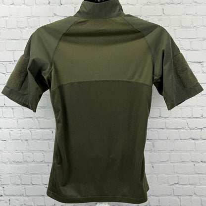 Condor Combat 1/4 Quarter Zip T Shirt S Small Green Short Sleeve Tactical Tee