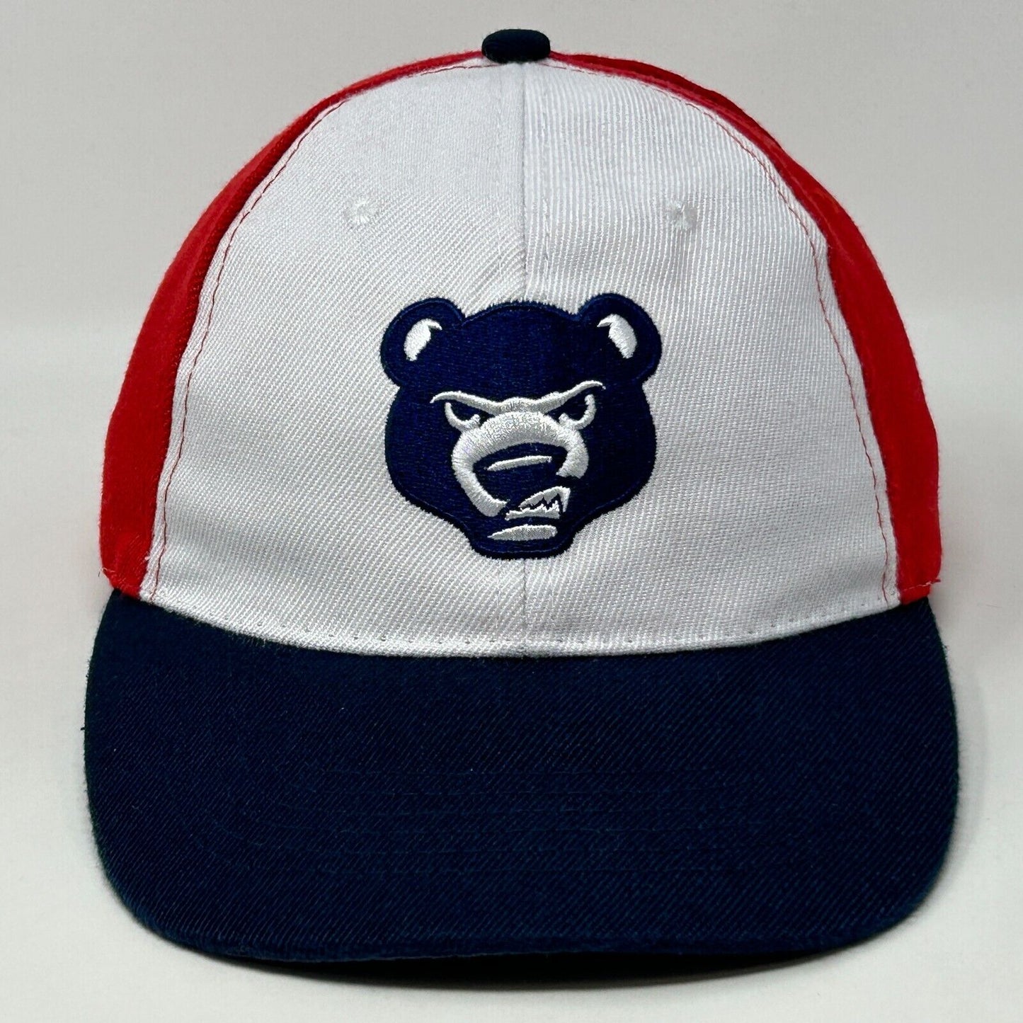 Gorra de béisbol con correa trasera roja de las ligas menores MiLB SBN de los South Bend Cubs