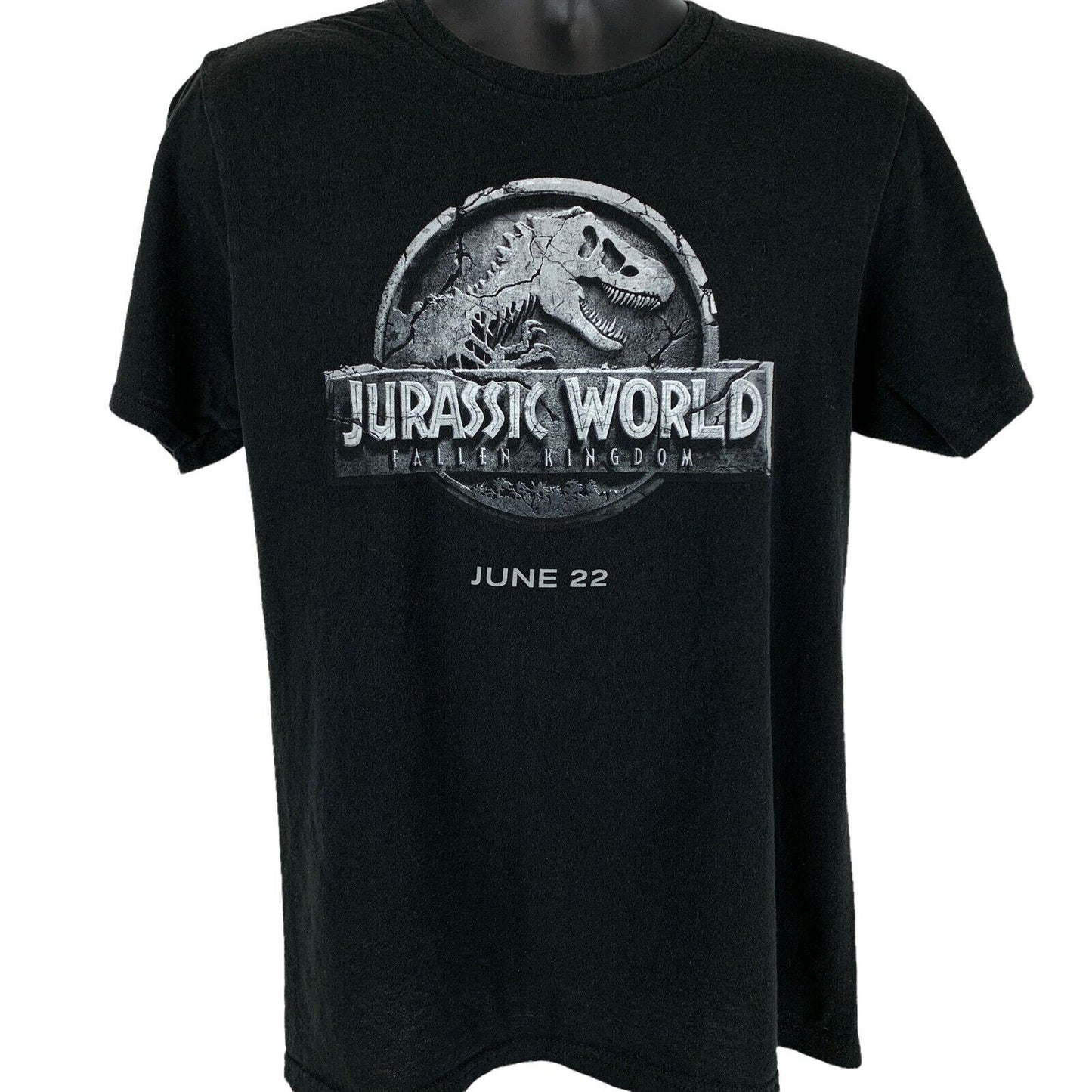 Jurassic World Fallen Kingdom T Shirt Movie Film Promotional Graphic Tee Medium