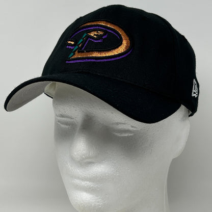 Vintage Y2Ks Arizona Diamondbacks Hat Baseball Cap New Era MLB Strapback Black - Neon Vintage