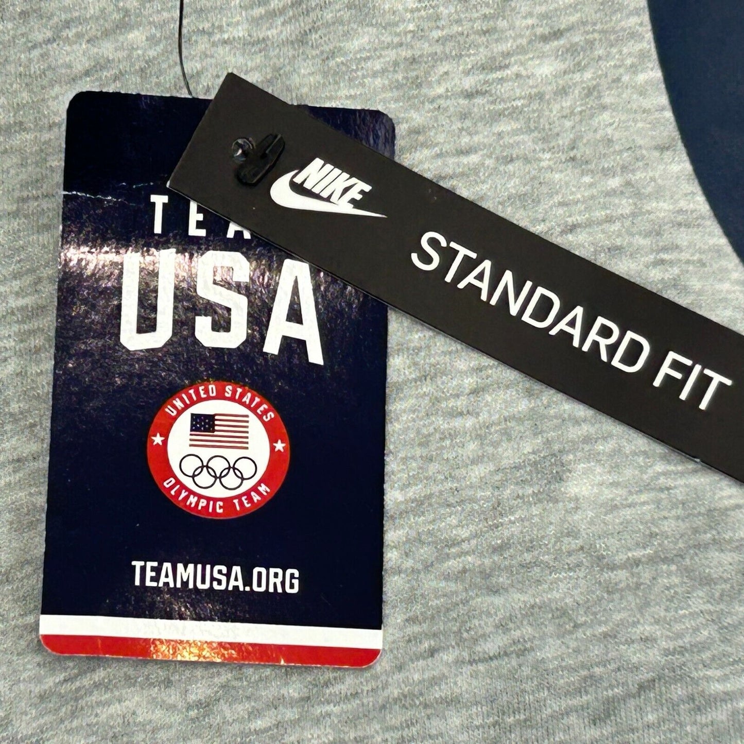 United States Olympic Team T Shirt Medium Team USA Patriotic Nike Tee Mens Gray