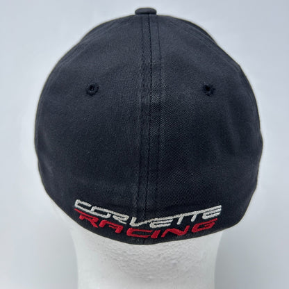 Corvette Racing Jake Hat Baseball Cap Chevrolet Skull Black Flex Fitted L Large