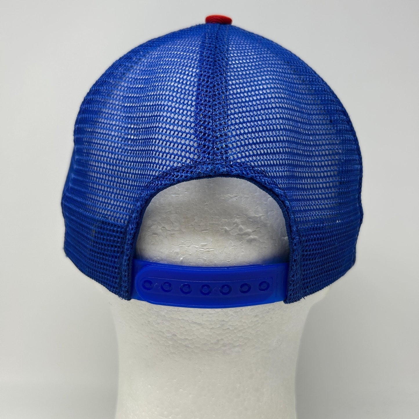 Vintage 80s Chicago Cubs Trucker Hat Baseball Cap UII Blue Mesh Snapback 6 Panel - Neon Vintage