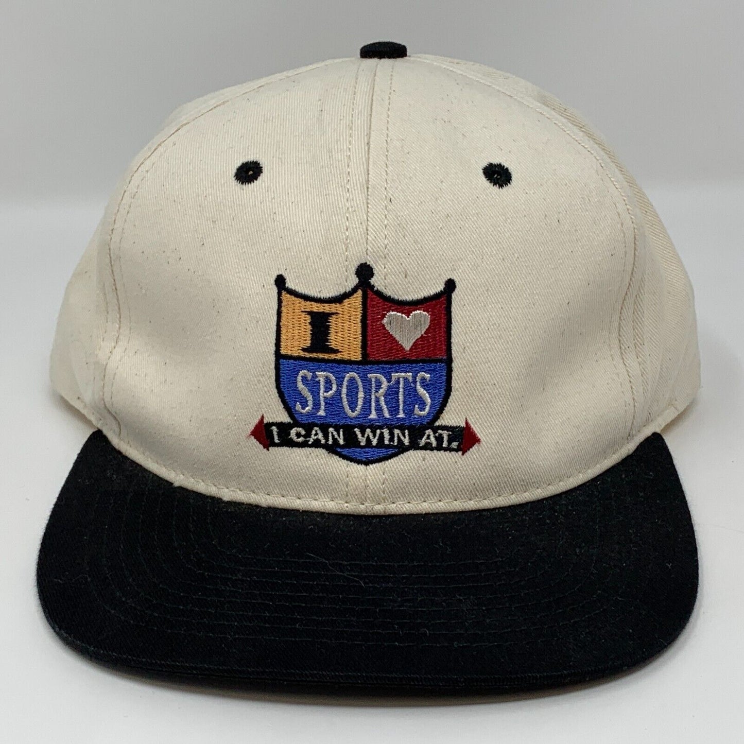 I Heart Sports I Can Win At Snapback Hat Hallmark Shoebox 6 Panel Baseball Cap