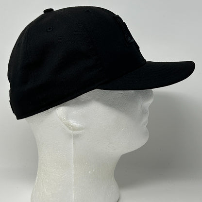 Las Vegas Aviators Hat Baseball Cap MiLB New Era Wool Black On Black Fitted 7 - Neon Vintage