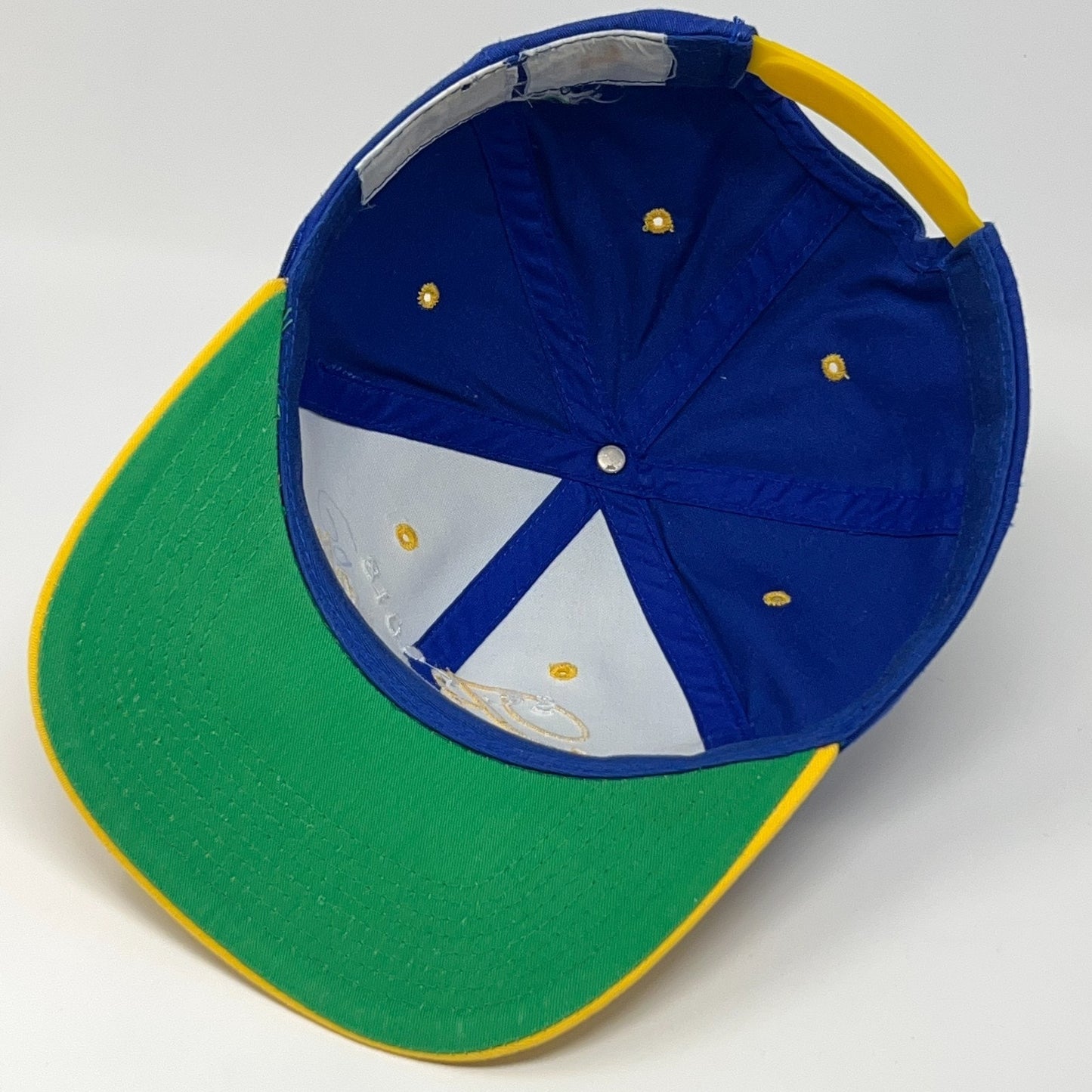 Vintage 90s St Louis Rams Hat Baseball Cap Los Angeles LA NFL Blue Snapback