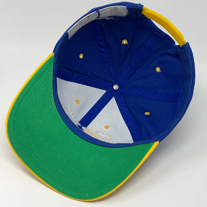 Vintage 90s St Louis Rams Hat Baseball Cap Los Angeles LA NFL Blue Snapback