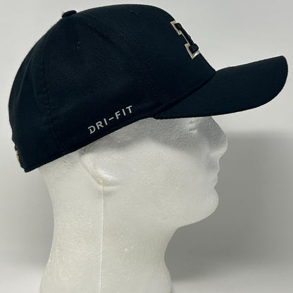 Purdue University Boilermakers Hat Baseball Cap Nike Black Flex Fitted M-L
