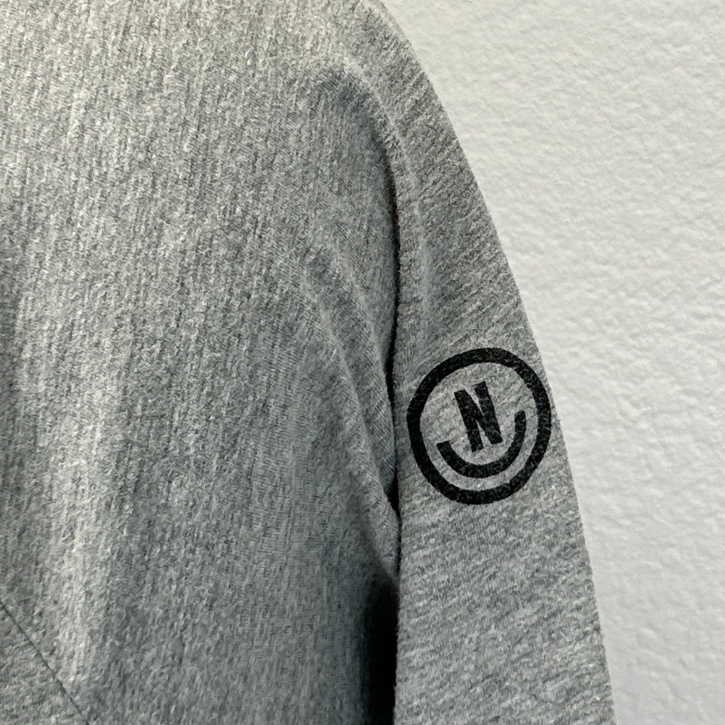 Neff Hooded T Shirt Mens S Small Gray Camouflage Hoodie Long Sleeve Pockets