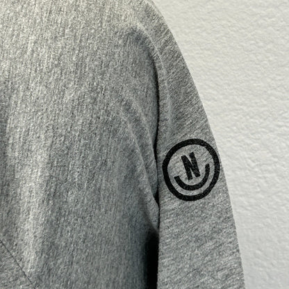 Neff Hooded T Shirt Mens S Small Gray Camouflage Hoodie Long Sleeve Pockets