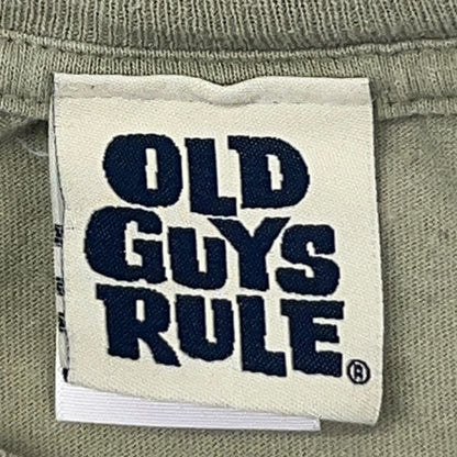 Old Guys Rule Tequila Shots T Shirt 2XL XXL Green Liquor Alcoholic Beverage Tee