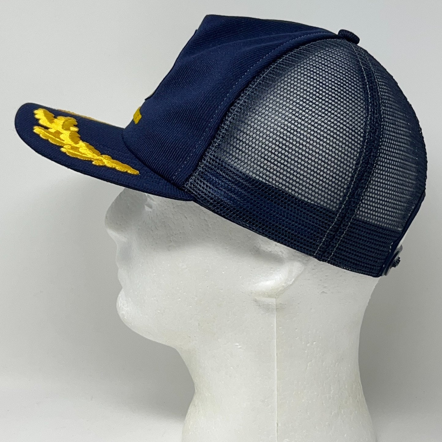 Vintage 80s Disabled American Veterans Trucker Hat Baseball Cap Snapback Blue