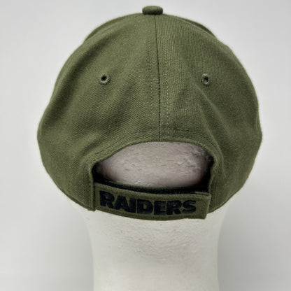 Las Vegas Raiders Hat Baseball Cap OD Olive Green 47 Brand Strapback Military