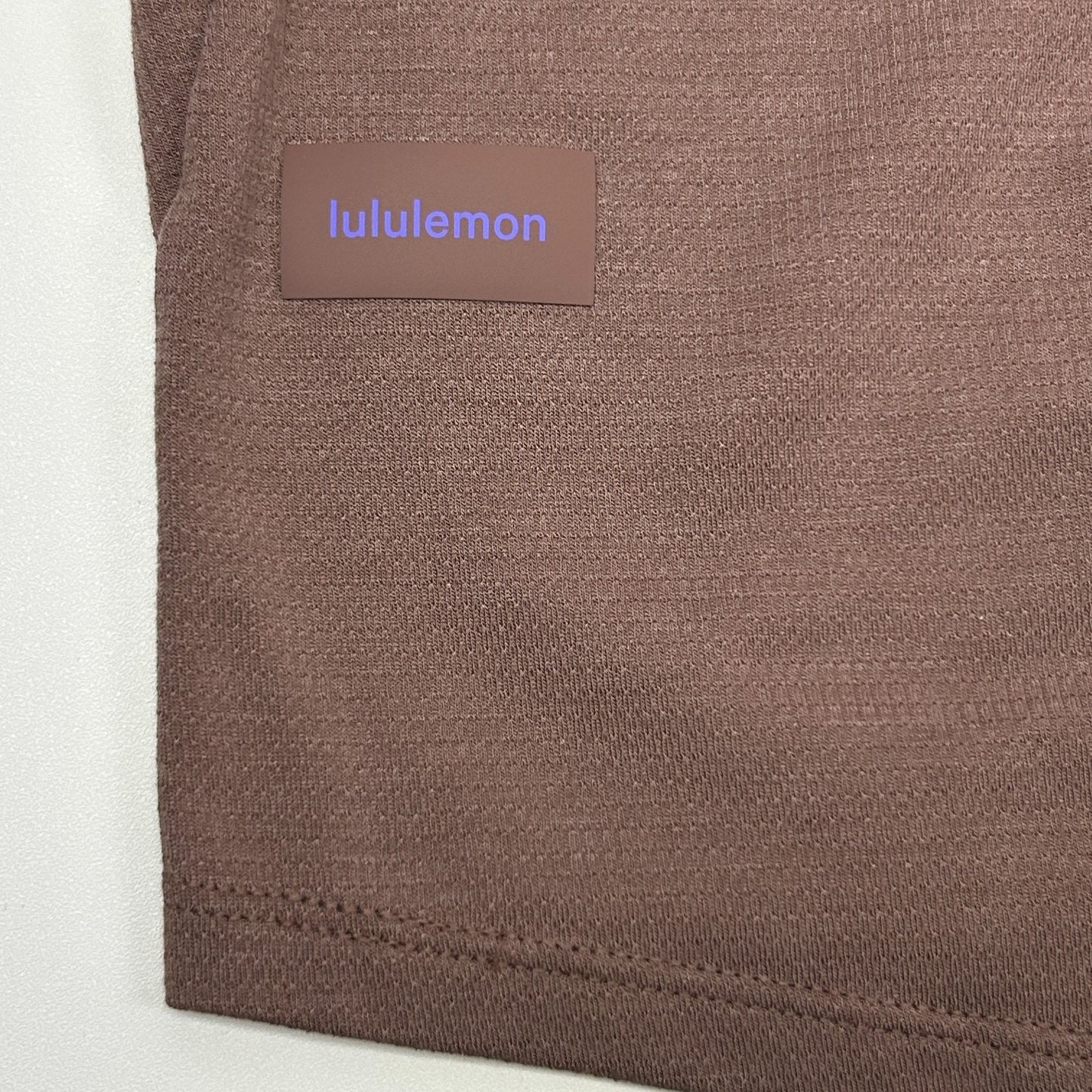 Lululemon Ventilated Hiking T Shirt Short Sleeve Pocket Brown Tee XL X-Large