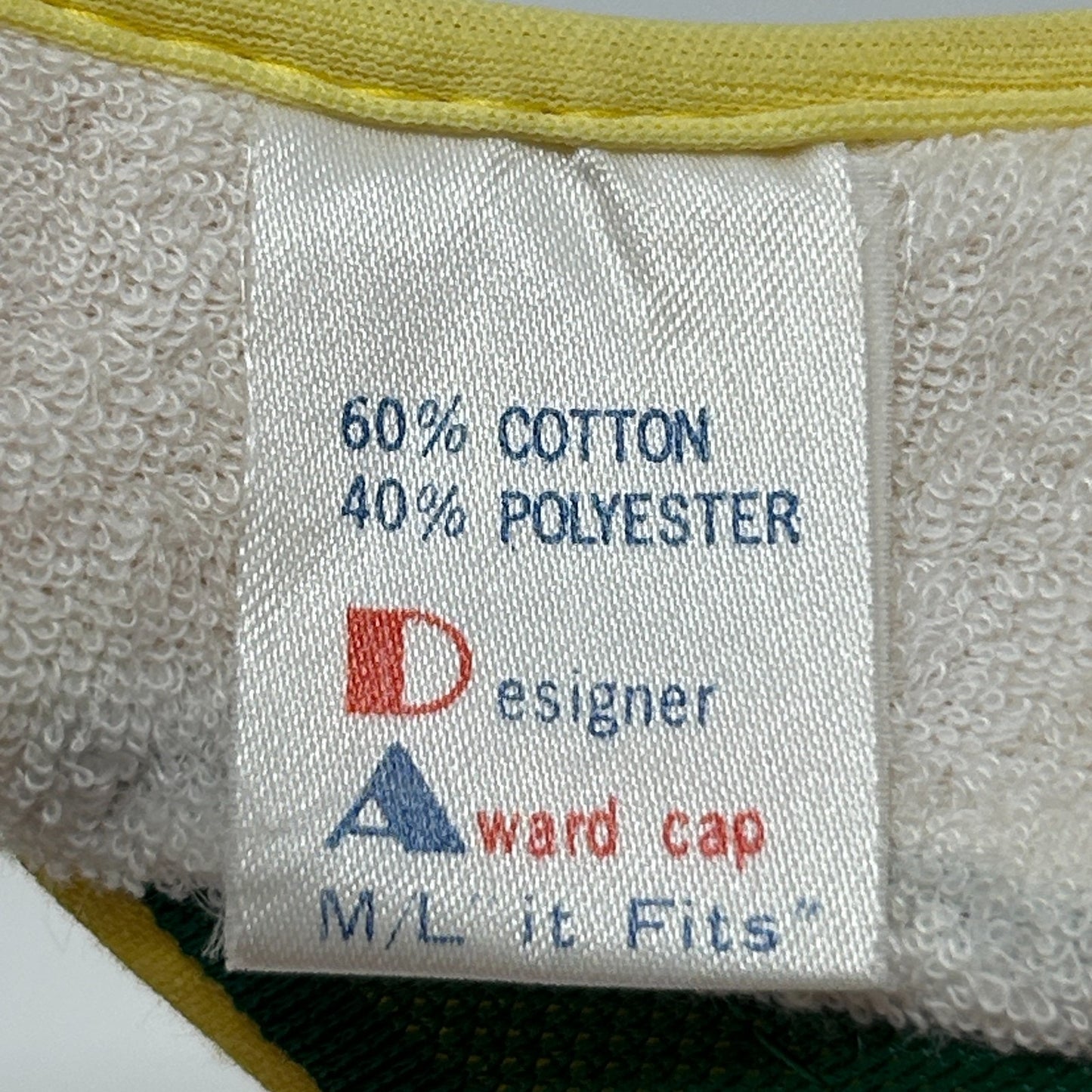 Vintage Pepsi Challenge 10000 Meter Series Visor Hat Cap Yellow 80s Strapback