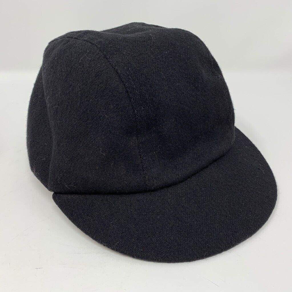 Bloomingdales Aqua 女式黑色帽子羊毛混纺报童露营帽意大利全新制造