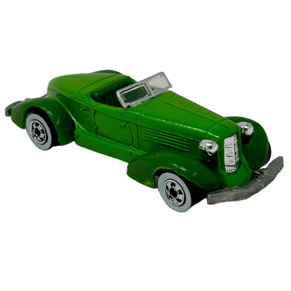 Auburn 852 Hot Wheels Collectible Diecast Car Convertible Green Vehicle Vintage