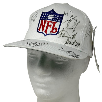Vintage NFL Logo 1993 Dallas Cowboys Signed Hat Cap White Sports Specialties
