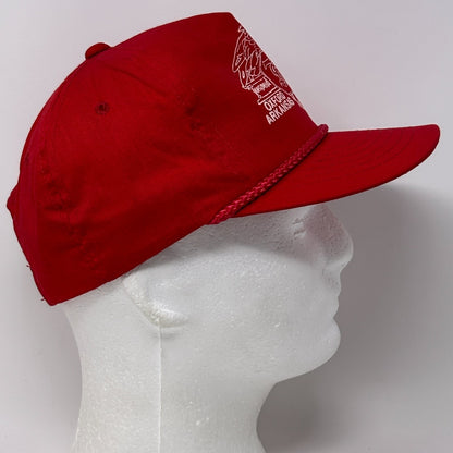 Vintage 80s Townsend Supply Inc Hat Baseball Cap Oxford Arkansas Snapback Red