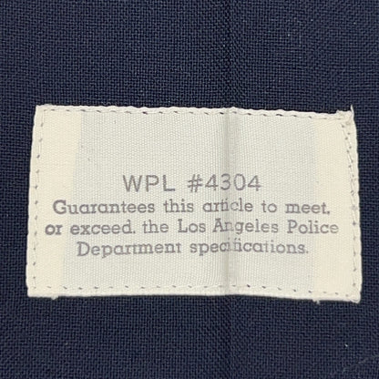Vintage Los Angeles Police Dept Button Front Shirt 15 1/2-32 Blue LAPD Elbeco