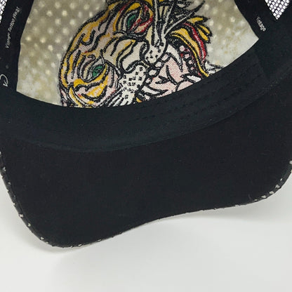 Ed Hardy Christian Audigier Tiger Rhinestone Trucker Snapback Baseball Hat Cap