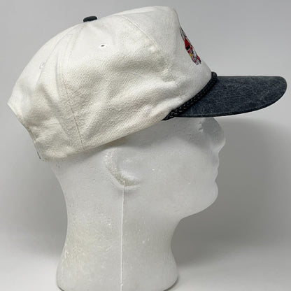 Vintage Y2Ks BNSF Memphis Thayer Project Hat Baseball Cap Railway Snapback White