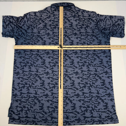 Peter Millar Summer Comfort Polo XL X-Large Camo Kiawah Ocean Course Golf Shirt