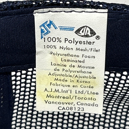 Vintage Eradicane Herbicide Trucker Hat Cap Blue 80s Farmer Pesticides Snapback