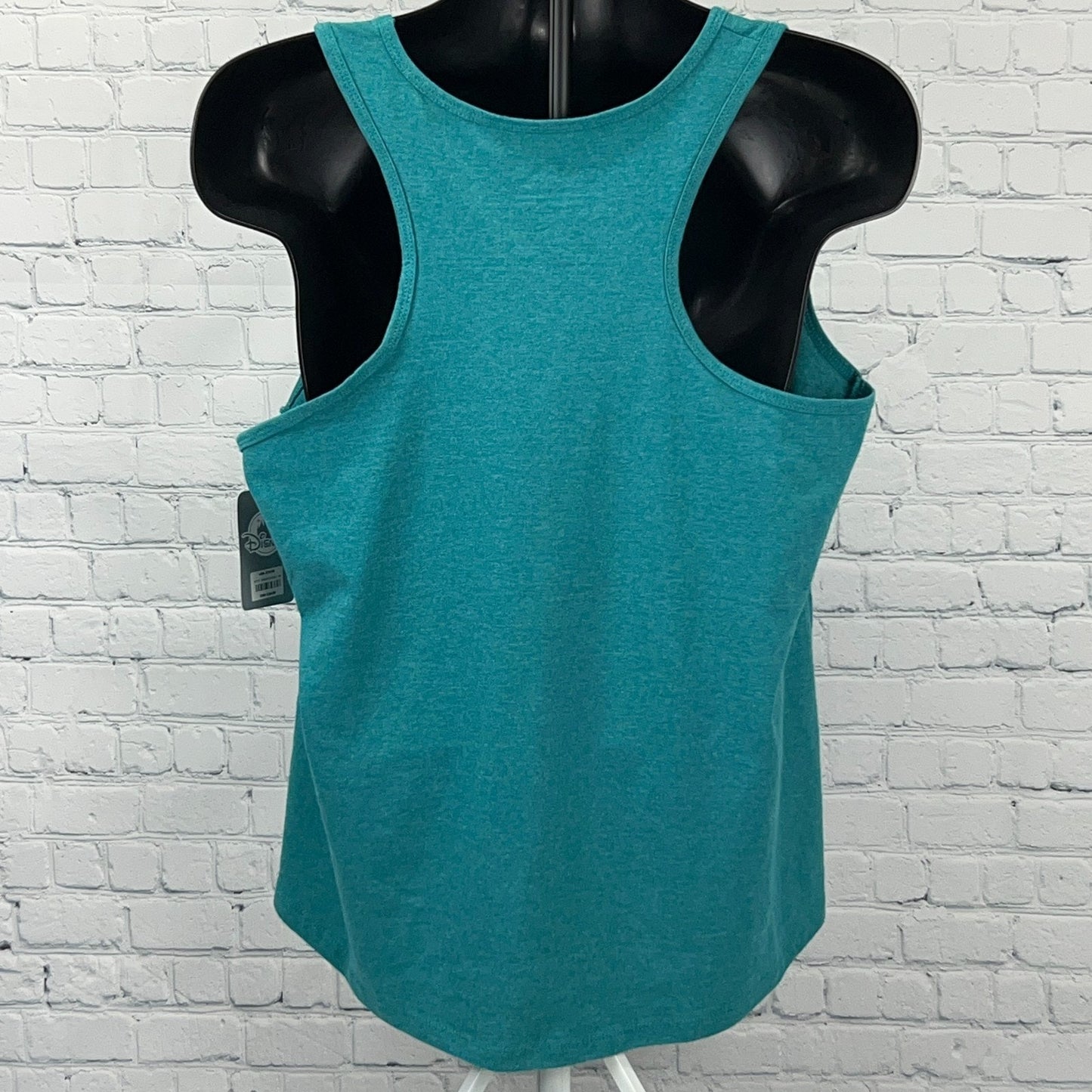 Disney The Seas Rule All Tank Top Shirt Womens XL X-Large Green Pirates Cruise