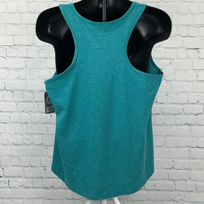 Disney The Seas Rule All Tank Top Shirt Womens XL X-Large Green Pirates Cruise