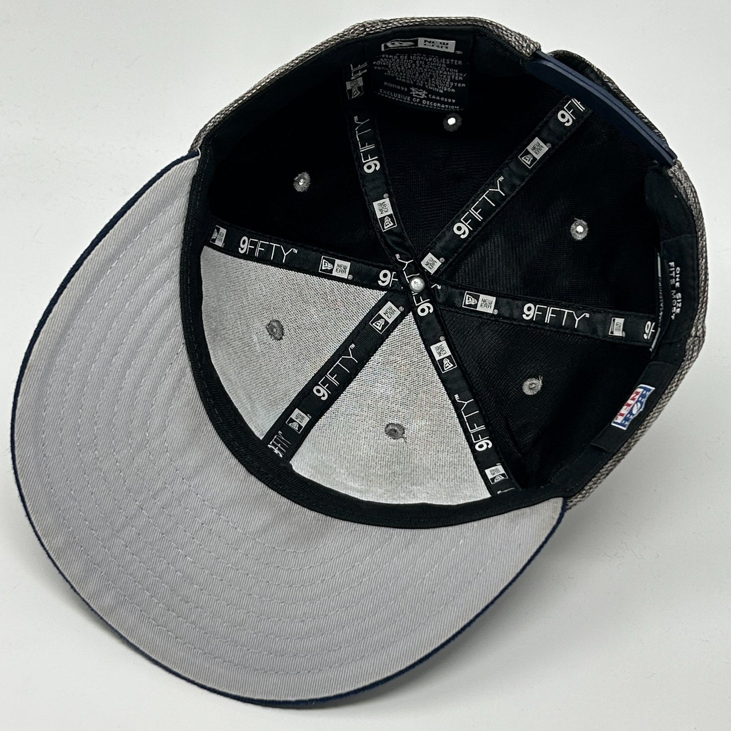 Dallas Cowboys Hat Baseball Cap Heathered Gray NFL New Era 9Fifty Snapback - Neon Vintage