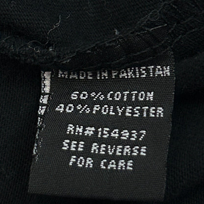 NASA Space Bear Ringer T Shirt Mens L Large Black Short Sleeve Navy Yard