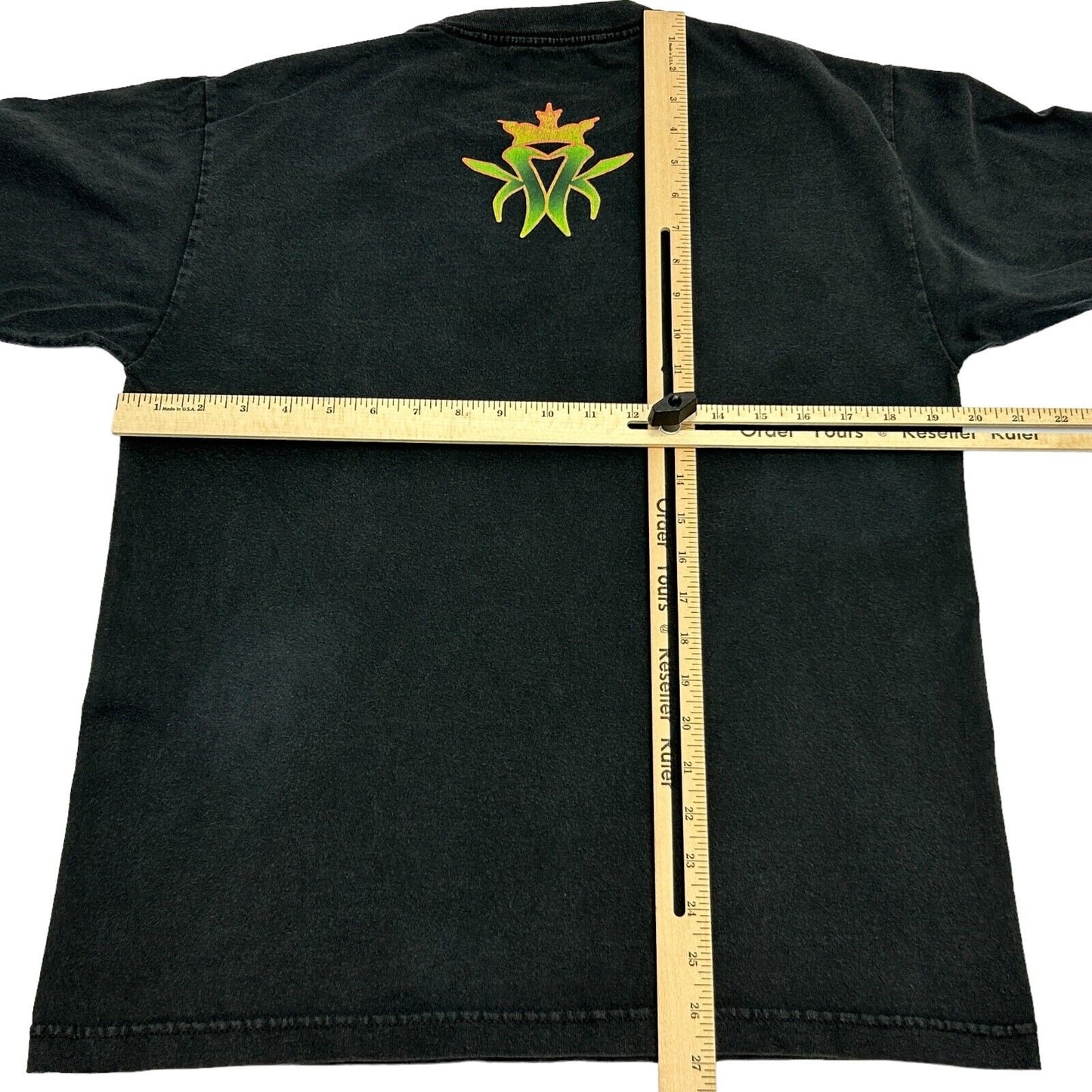 Camiseta de los Kottonmouth Kings, talla mediana, con estampado de banda de hip hop, rap y rock, para hombre, color negro