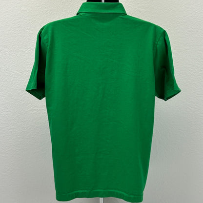 Vintage 80s Capri Isles Golf Club Womens Polo Shirt Venice Florida Green L Large