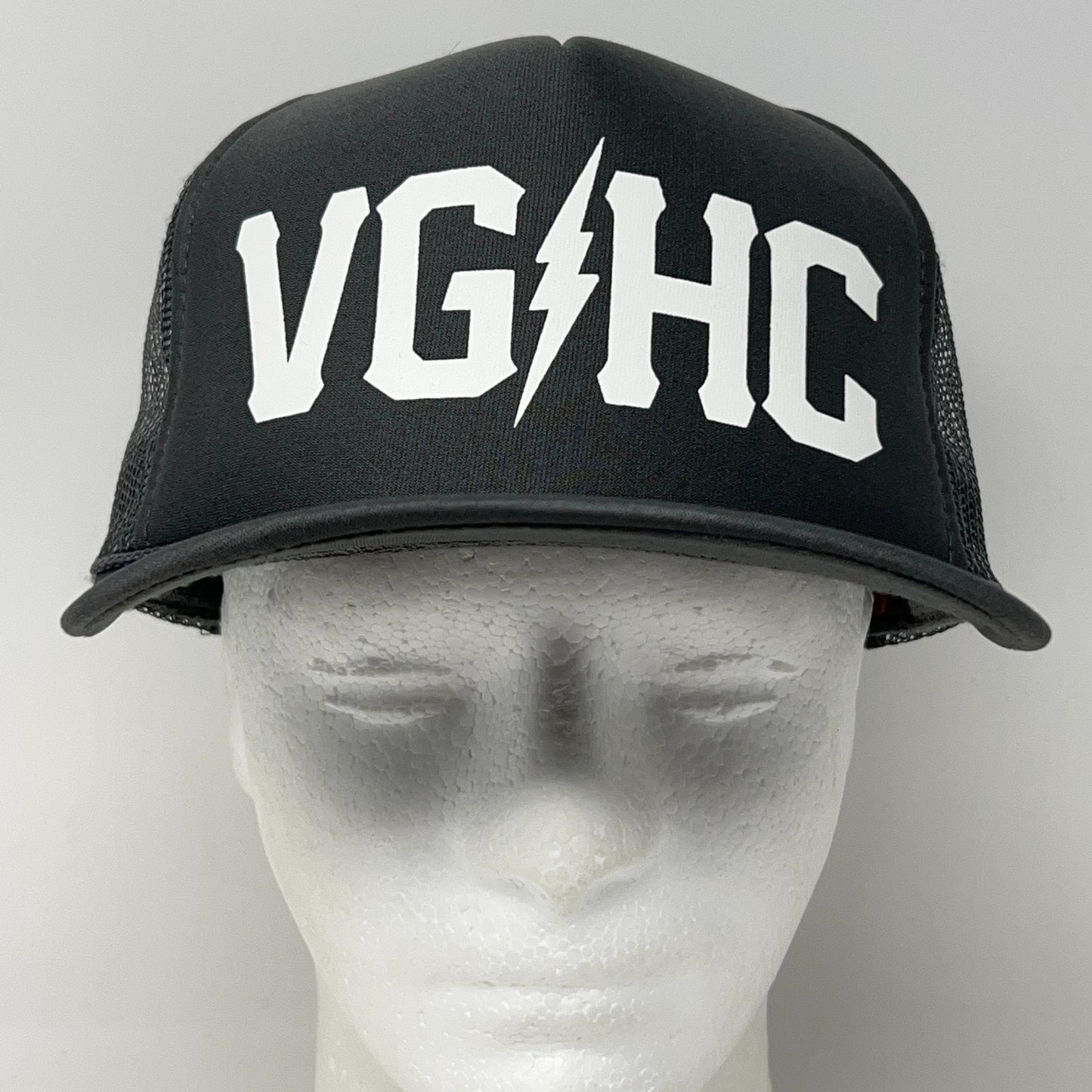 Violent Gentlemen Hockey Club Trucker Hat Baseball Cap VGHC Bolt Gray Snapback
