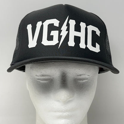 Violent Gentlemen Hockey Club Trucker Hat Baseball Cap VGHC Bolt Gray Snapback