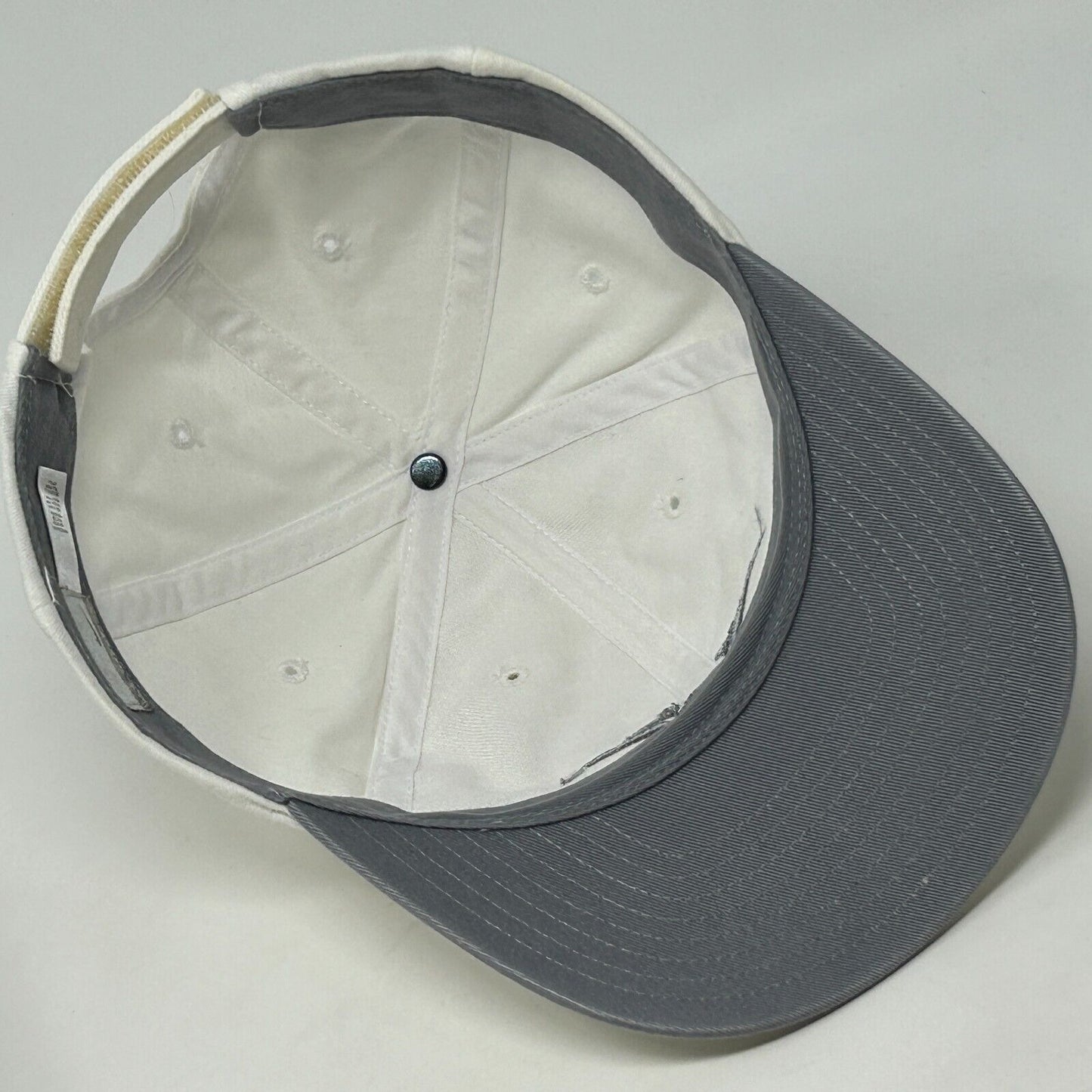 Gorra de béisbol con logo Nike Swoosh, correa trasera, seis paneles, color blanco